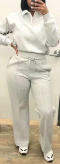 Polo Collar Half-Zip Co-ord Set