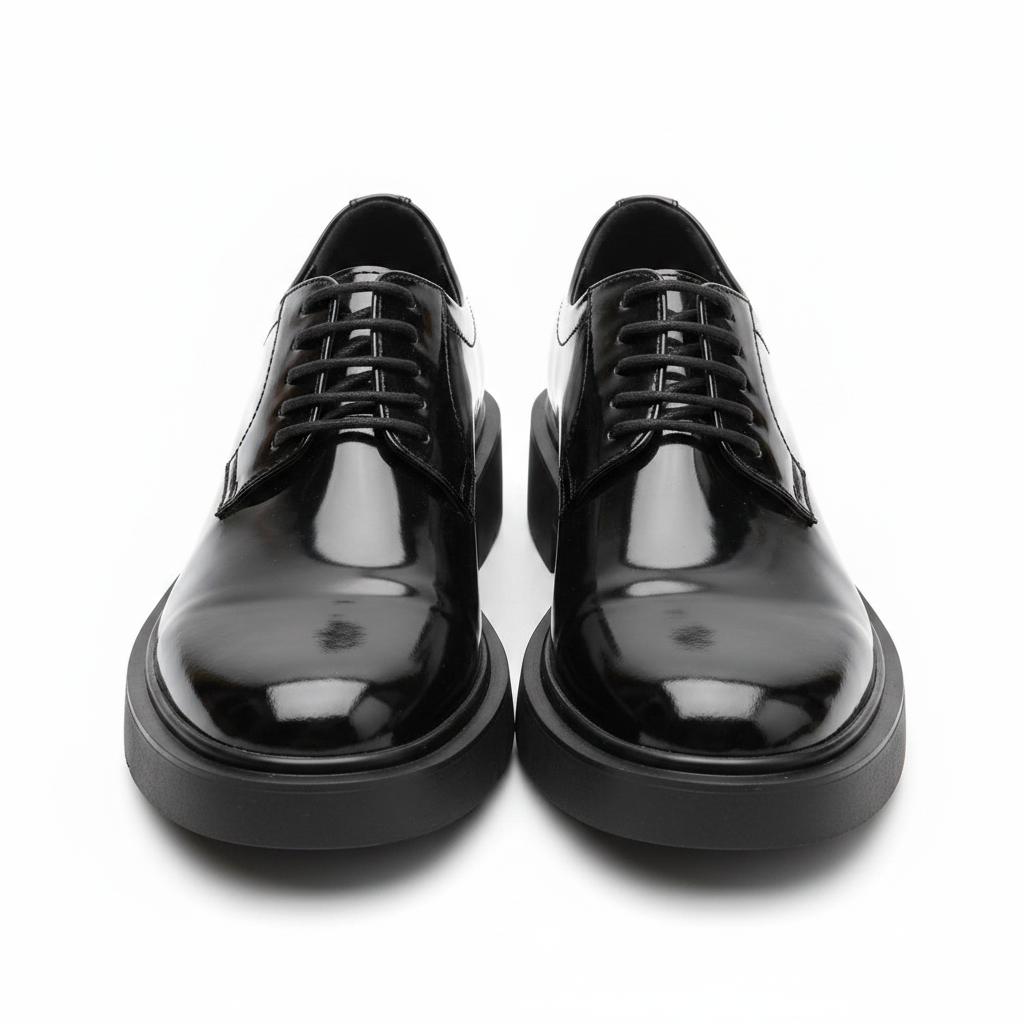 Black Patent Leather Formal Shoes