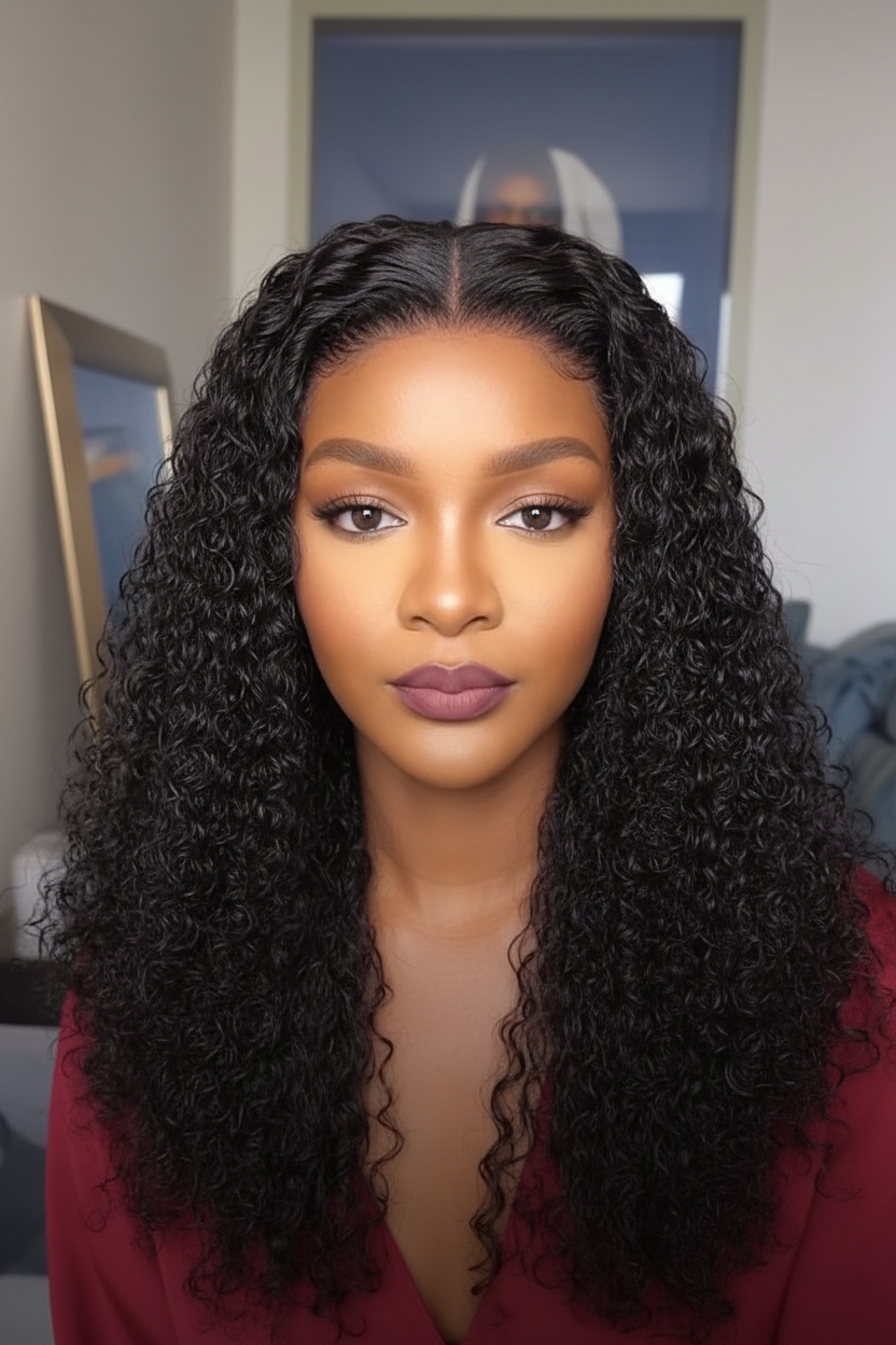 Pixie Curl 13x4 Lace Front Wig - Front View