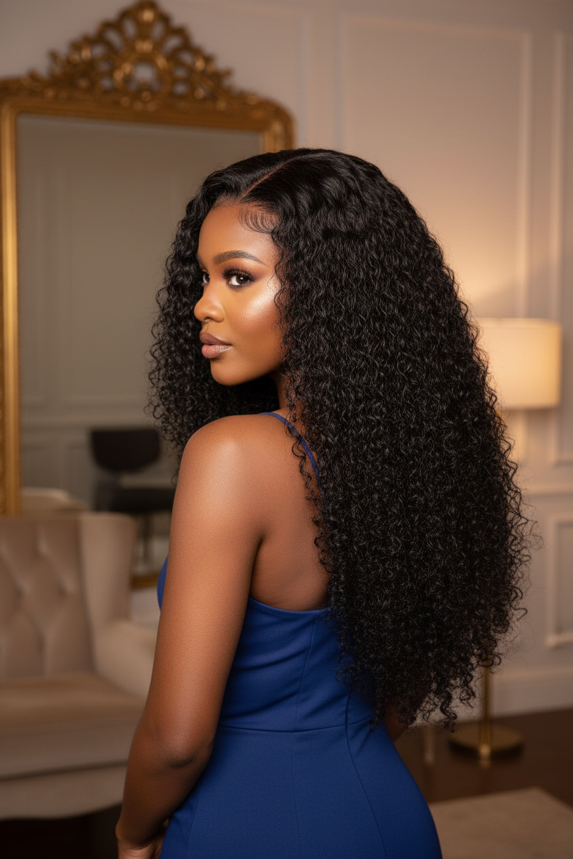 Pixie Curl 13x4 Lace Front Wig - Back View