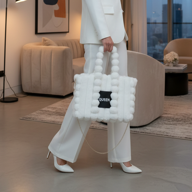 White Queen Bag Lifestyle